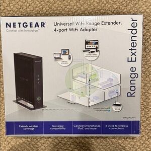 NETGEAR Black Universal WiFi Range Extender